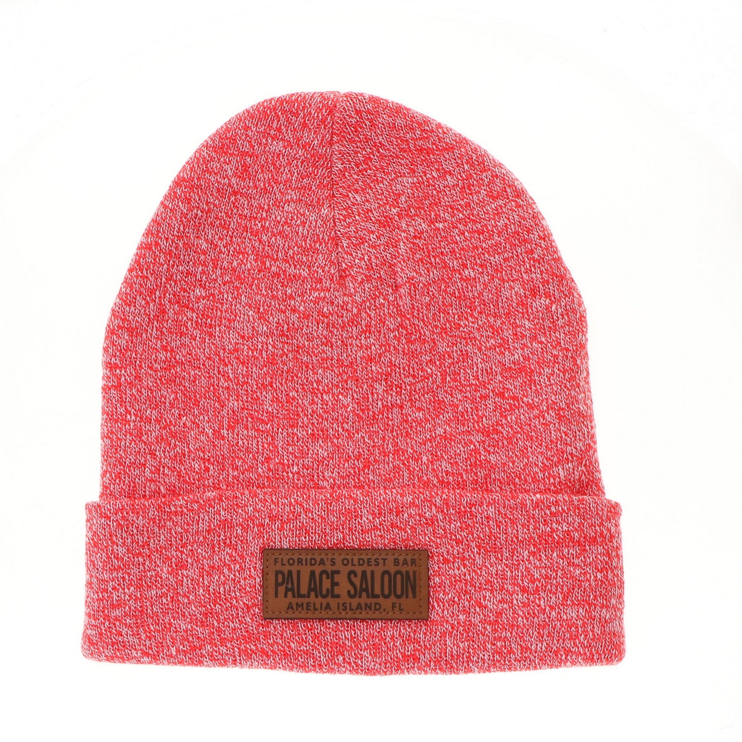 Palace Saloon Leather Patch Beanie