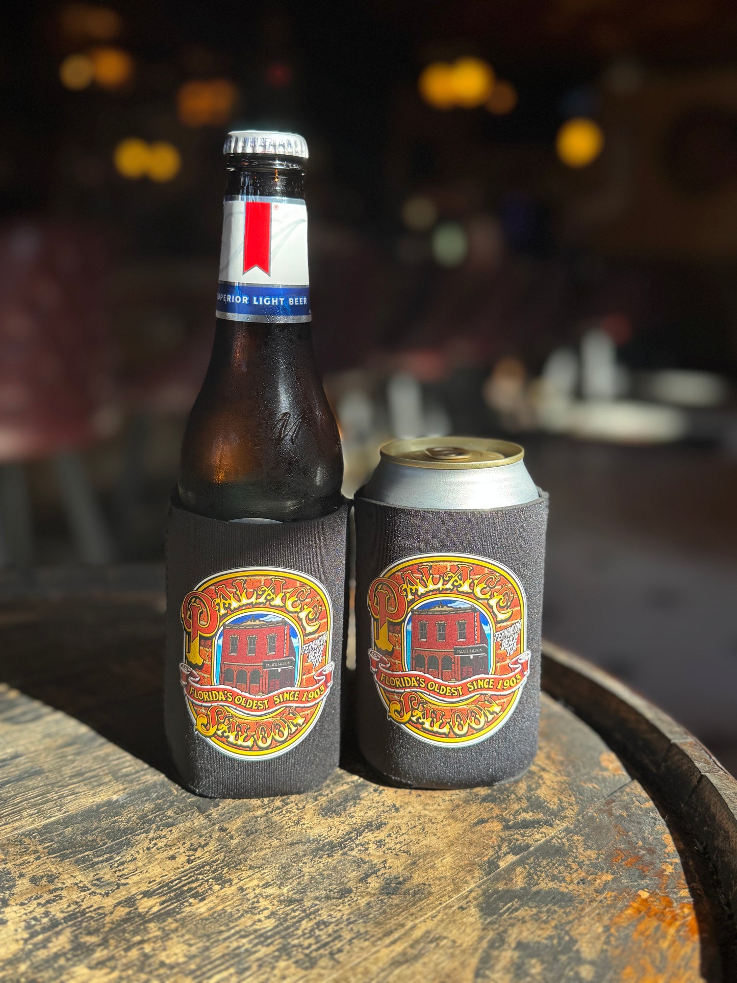 Palace Saloon Neoprene Koozie
