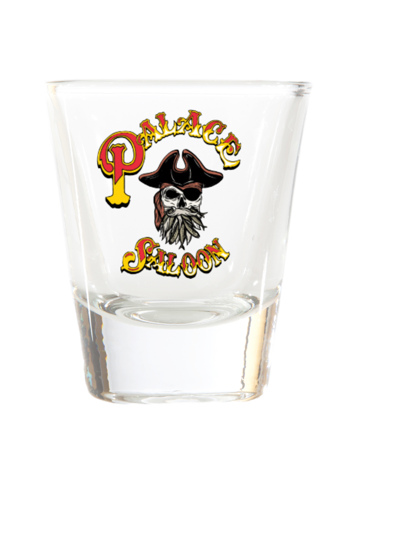 Palace Saloon Logo Shot Glass