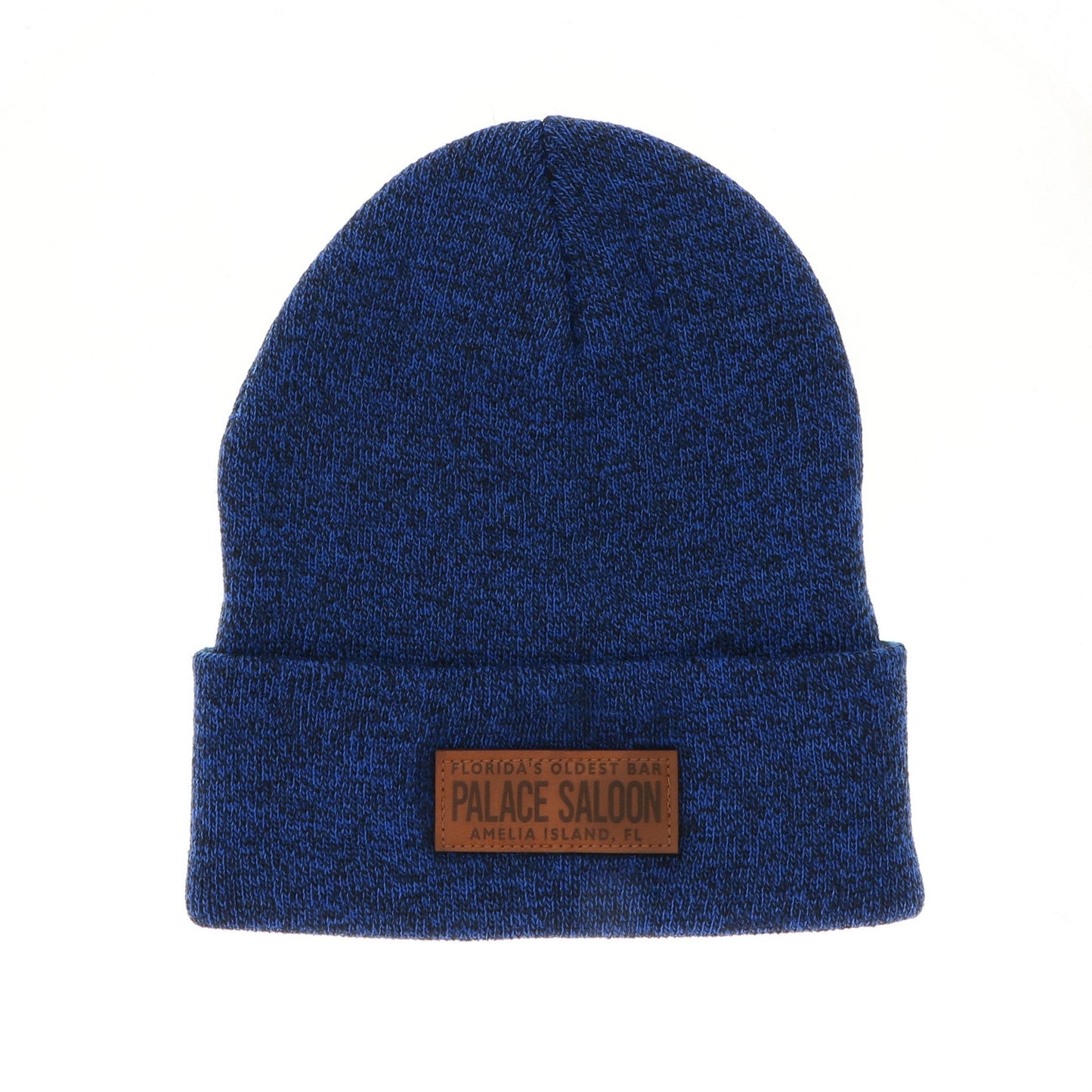 Leather Patch Beanie