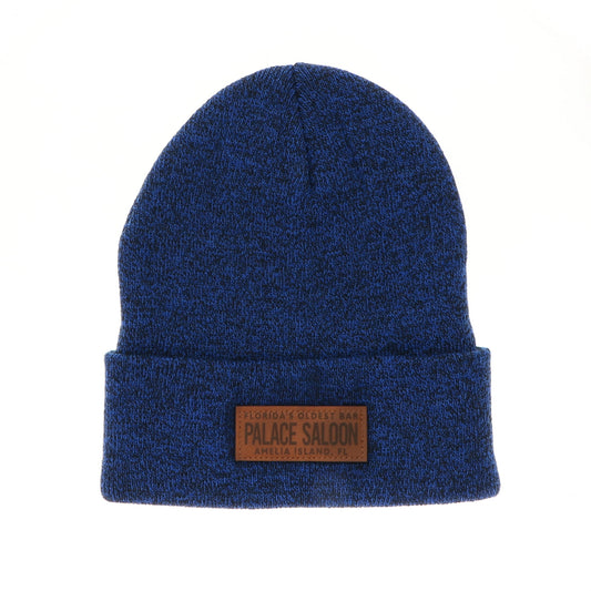 Palace Saloon Leather Patch Beanie