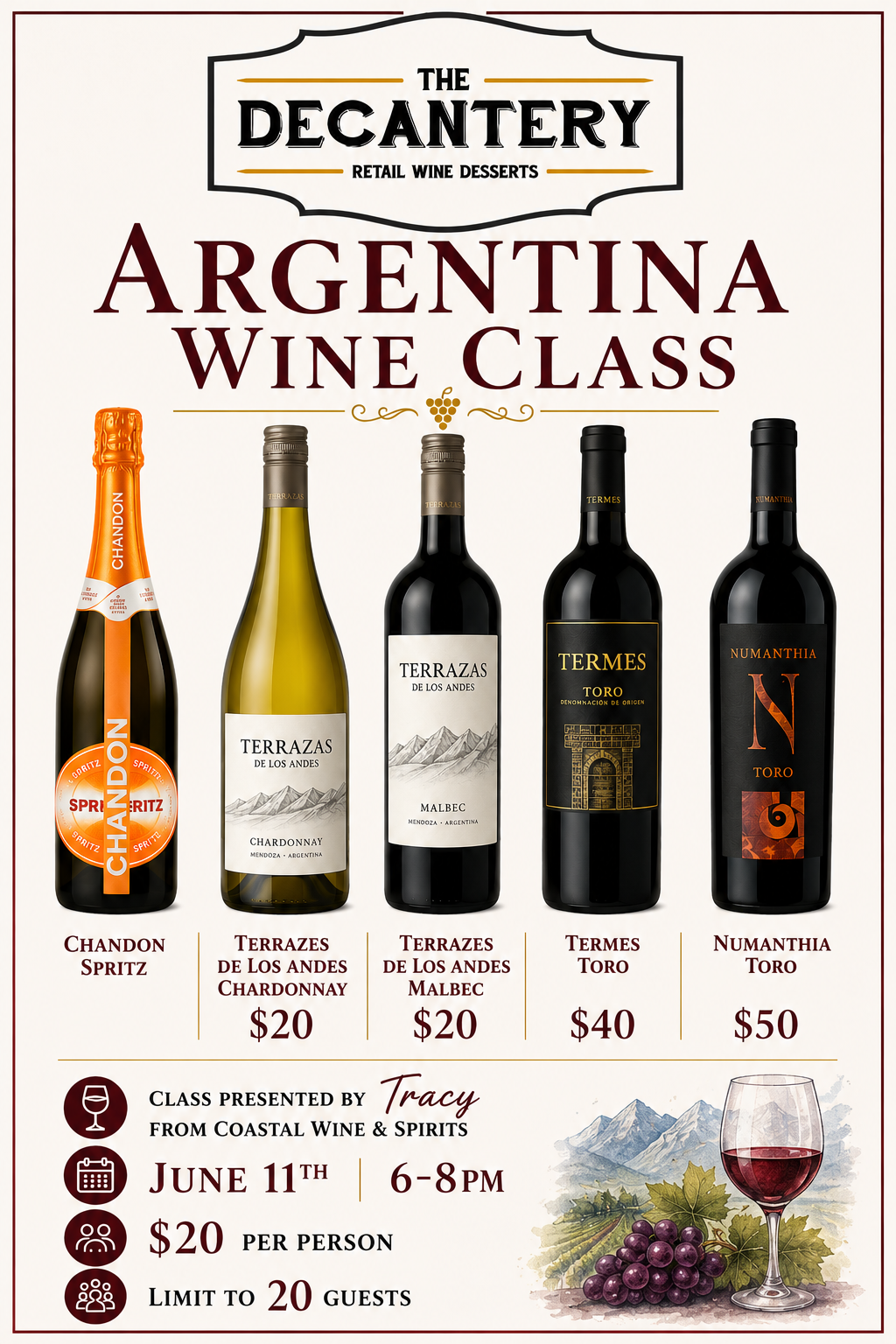 Argentina Wine Class
